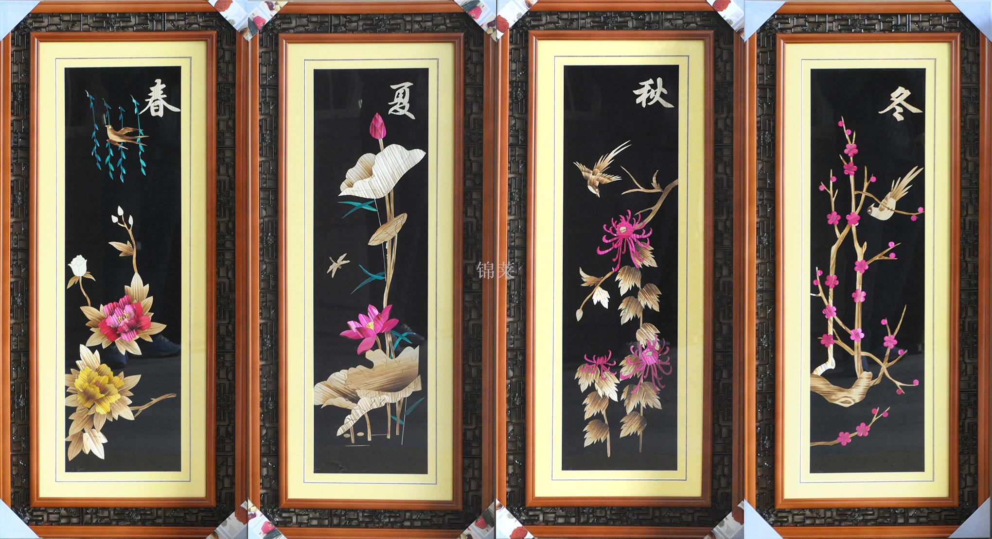 魯山麥秸畫引來(lái)了蔡豐名博士專程考察